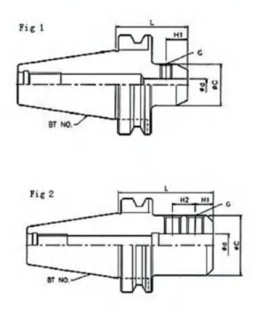 BT Side Lock End Mill Arbors - Image 2