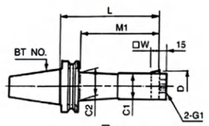 BT X BSB Square Cutter boring Bars - Image 3
