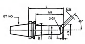 BT x BSA Oblique Cutter Boring Bars - Image 2