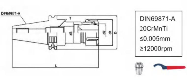 SK Type High-Speed & Fine Balanced Tool Holders - Image 2